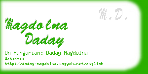 magdolna daday business card